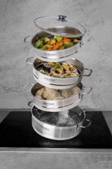 Мантоварка-пароварка с крышкой - Фото 7