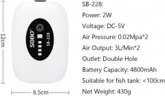 Компрессор мембранный для аквариумов - Фото 4