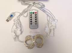 Гирлянда-штора с крючками - Фото 1