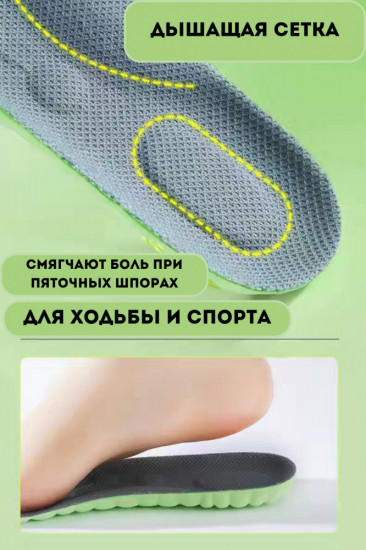 Стельки для обуви анатомические мягкие