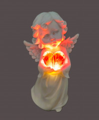 Статуэтка «Ангел белый с сердцем в руках» - Фото 5