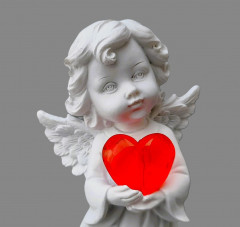 Статуэтка «Ангел белый с сердцем в руках» - Фото 6