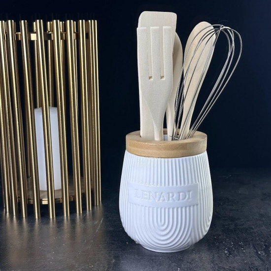 Набор кухонных принадлежностей на подставке «Bamboo»