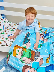 Комплект постельного белья «Подводный майнкрафт» - Фото 6