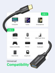 Кабель USB 3.1 Type C- USB Type A US154 - Фото 2