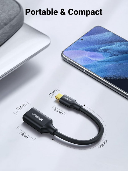 Кабель Ugreen USB 3.1 Type C- USB Type A US154