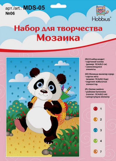 Набор для творчества «Мозаика. Панда»