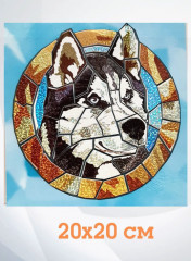 Набор для творчества «Аппликация. Хаски» - Фото 2