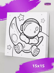 Картина по номерам «Космонавт» - Фото 4