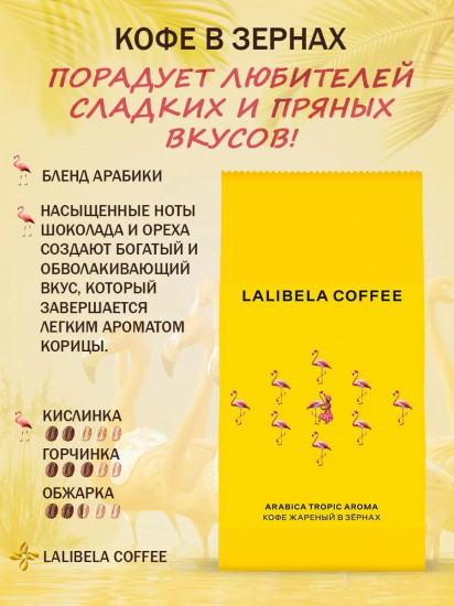 Кофе жареный в зёрнах «Arabica Tropic Aroma»