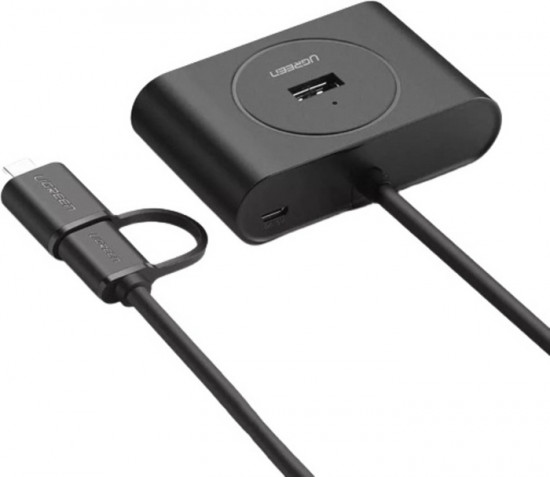 Разветвитель Ugreen USB 3.0/Type C 4 port HUB CR113