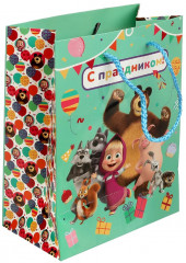 Пакет подарочный «Маша и Медведь» - Фото 2