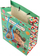 Пакет подарочный «Маша и Медведь» - Фото 4