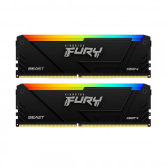 Комплект модулей памяти FURY Beast RGB KF432C16BB12AK2/32 DDR4 32GB (Kit 2x16GB) 3200MHz - Фото 1