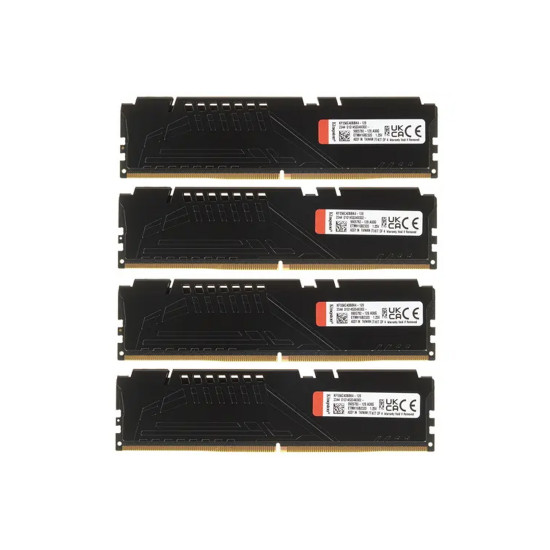 Комплект модулей памяти FURY Beast KF556C40BBK4-128 DDR5 128GB (Kit 4x32GB) 5600MHz