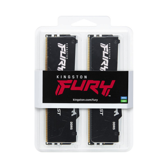 Комплект модулей памяти FURY Beast RGB XMP KF556C40BBAK4-128 DDR5 128GB (Kit 4x32GB) 5600MH