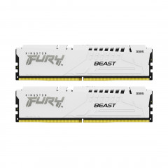 Комплект модулей памяти FURY Beast White EXPO KF552C36BWEK2-32 DDR5 32GB (Kit 2x16GB) 5200M - Фото 1