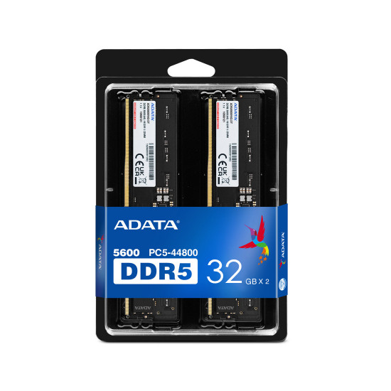 Комплект модулей памяти ADATA AD5U560032G-DT DDR5 64GB (Kit 2x32GB) 5600MHz