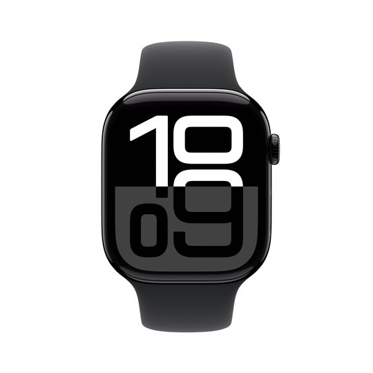 Смарт-часы Watch Series 10 GPS 42mm Jet Black Aluminium Case with Black Sport Band - S/M