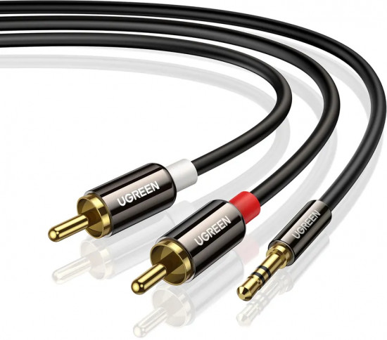 Кабель Audio 3.5 mm — 2RCA Ugreen AV116