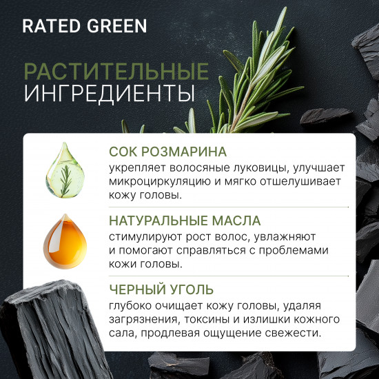 Восстанавливающая маска для кожи головы с соком розмарина