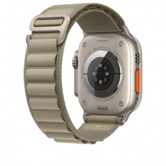 Ремешок для Apple Watch 49mm Olive Alpine Loop - Large