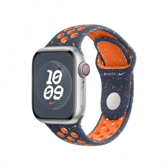 Ремешок для Apple Watch 42mm Blue Flame Nike Sport Band - M/L