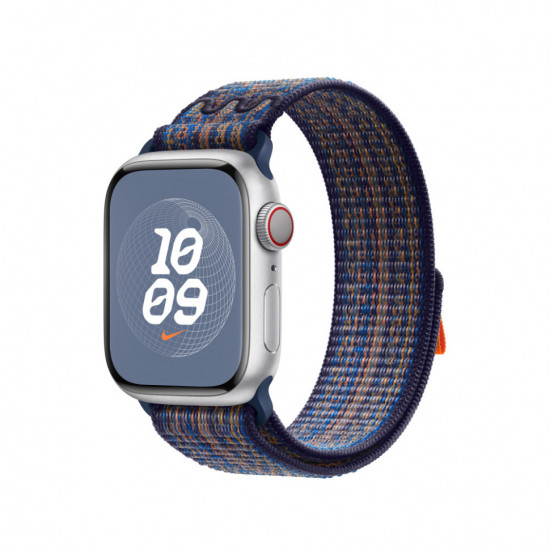 Ремешок для Apple Watch 41mm Game Royal/Orange Nike Sport Loop