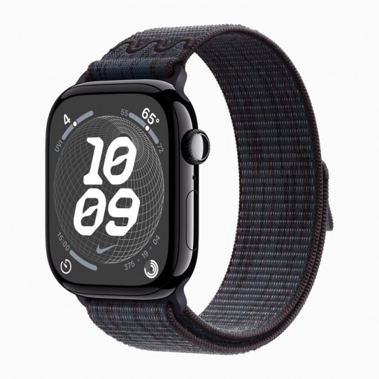 Ремешок для Apple Watch 46mm Black/Blue Nike Sport Loop