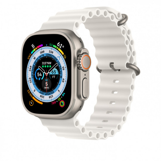 Ремешок для Apple Watch 49mm White Ocean Band