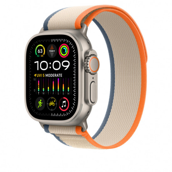 Ремешок для Apple Watch 49mm Orange/Beige Trail Loop - M/L