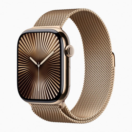 Ремешок для Apple Watch 46mm Gold Milanese Loop - M/L