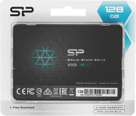 SSD накопитель A55 SP128GBSS3A55S25 