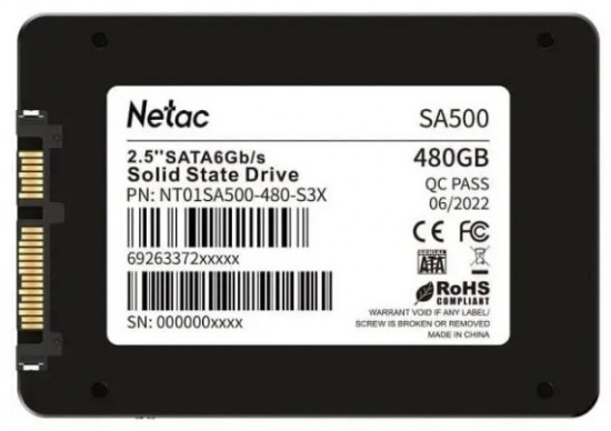 SSD накопитель NT01SA500-480G-S3X