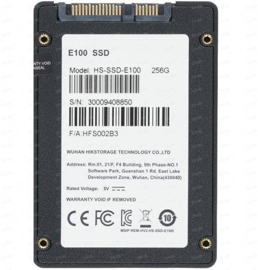 SSD накопитель HS-SSD-E100/256G