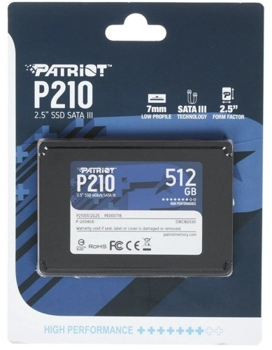 SSD накопитель P210S512G25 