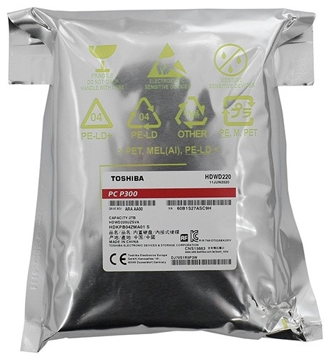 HDD накопитель P300 HDWD220UZSVA