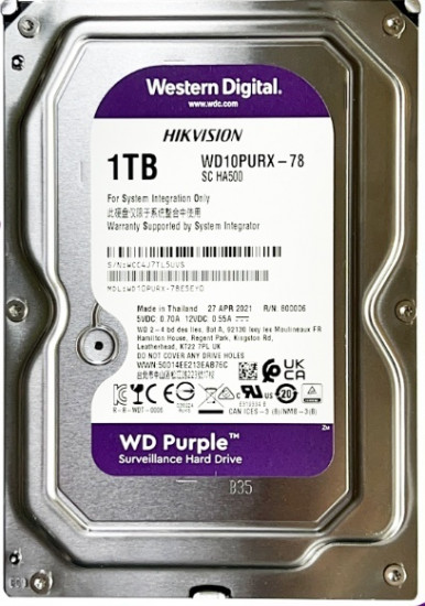 HDD накопитель WD10PURX 