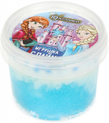 Слайм с декоративным наполнителем «Снежная принцесса» - Фото 1