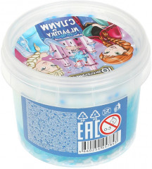 Слайм с декоративным наполнителем «Снежная принцесса» - Фото 2