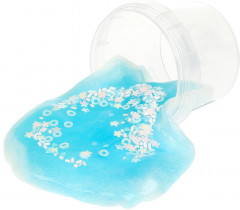 Слайм с декоративным наполнителем «Снежная принцесса» - Фото 7