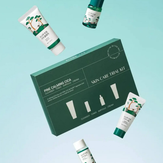 Дорожный набор уходовых средств с экстрактом сосны и центеллы «Pine Calming Cica Trial Kit»