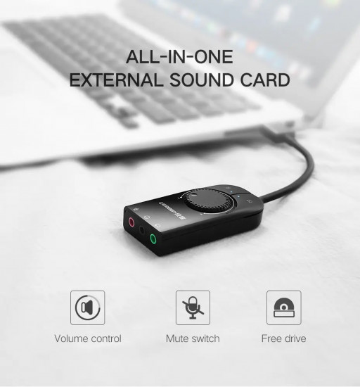 Конвертер Ugreen USB 2.0 на Audio Stereo CM129