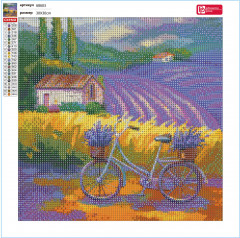 Мозаика алмазная «Лавандовый прованс» - Фото 3