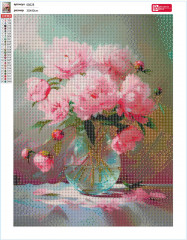 Мозаика алмазная «Пионы» - Фото 3