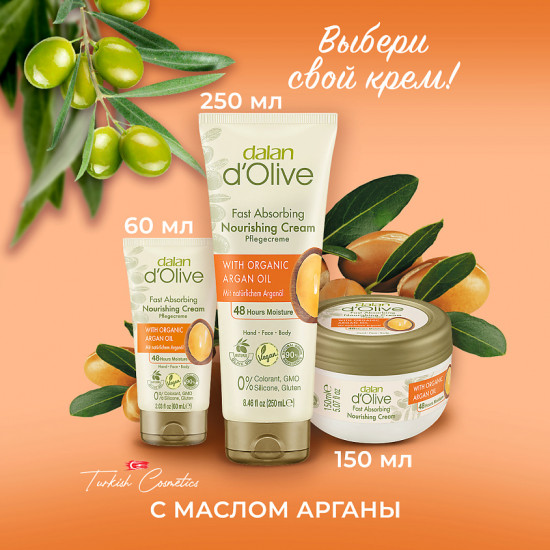 Крем для рук и тела «Аргановое масло»