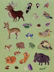 Приключения в зелёном лесу. 50 наклеек - Фото 4