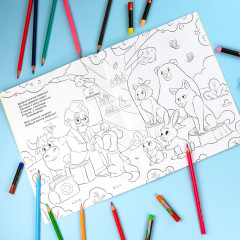 Раскраска с наклейками «Сказки Чуковского» - Фото 2