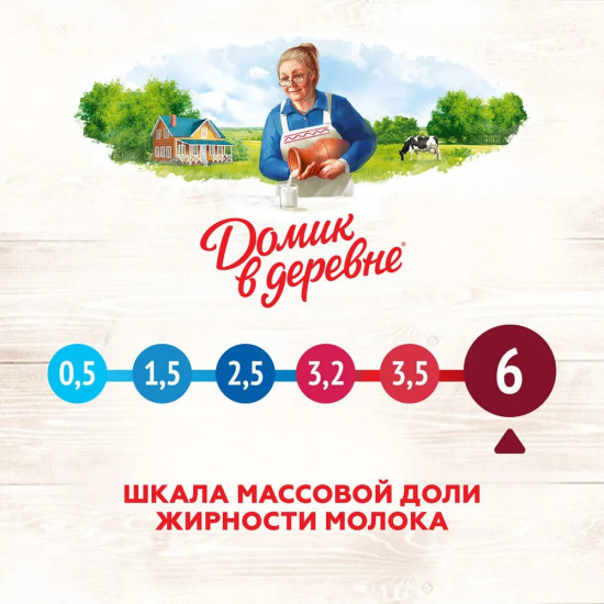 Молоко питьевое ультрапастеризованное 6%