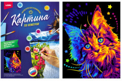 Картина по номерам «Разноцветный мейкун» - Фото 1